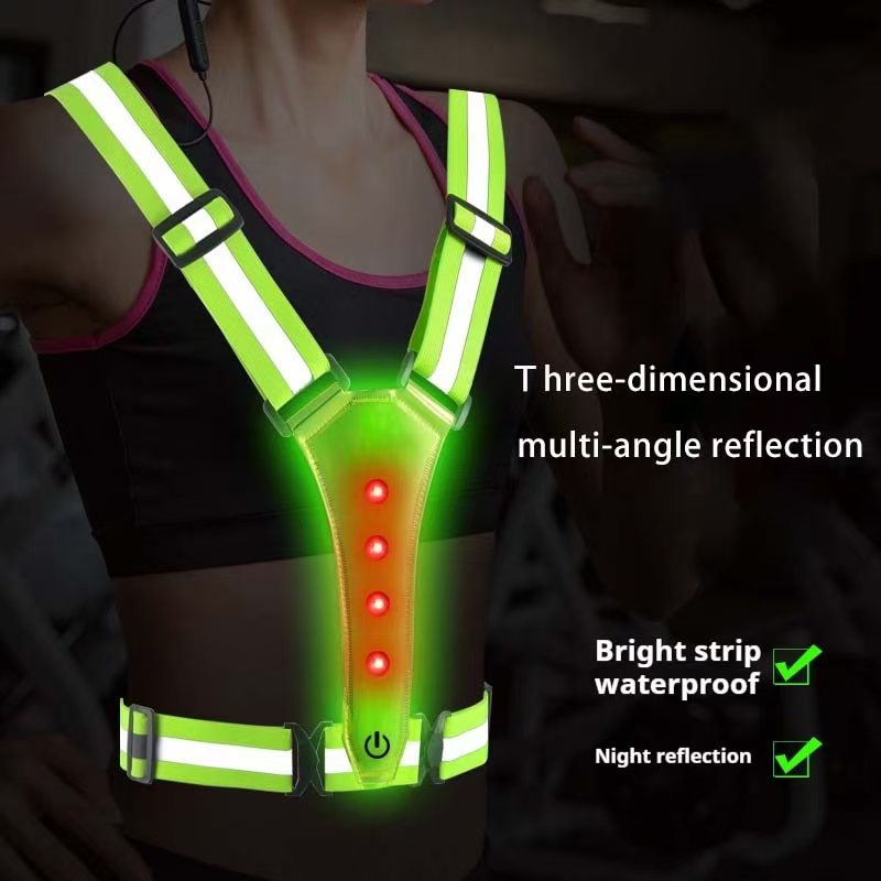 Running Gear Reflective - LED Koşu Yeleği Yansıtıcı Parlayan Reflektör
