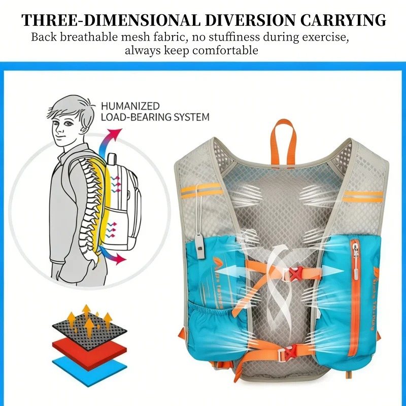 Koşu Yeleği Sırt Çantası Marat - Running Gear Reflective incelemesi ve fiyatı